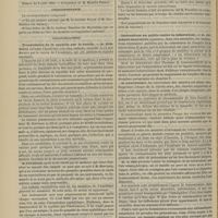 0838 - Page 826 - Des gommes syphilitiques de l'amygdale ; par M. Ed. Juhel-Renoy... (Archives de laryngologie) / Académie de médecine. Séance du 6 août 1889. Correspondance / Communications. Transmission de la syphilis par le vaccin. M. Hervieux / Instructions au public contre la tuberculose. M. Dujardin-Beaumetz