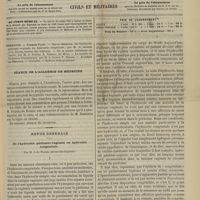 0857 - Page 845 - Sommaire / Séance de l'Académie de médecine / Revue générale. De l'hydrocèle péritonéo-vaginale ou hydrocèle congénitale. Par M. J.-L. Faure...