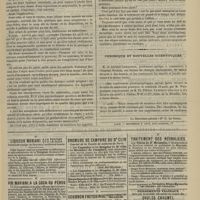 0883 - Page 871 - Variétés. A propos des latrines publiques. Par M. le Docteur Badour... / Chronique et nouvelles scientifiques. Avis