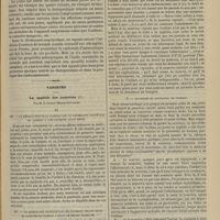 0925 - Page 913 - Des propriétés antiputrescibles de l'huile de lavande, par M. le Docteur Bec... / Variétés. La syphilis des nourrices, par M. le Docteur Morel-Lavallée