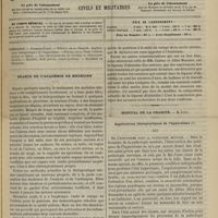 0953 - Page 941 - Sommaire / Séance de l'Académie de médecine / Hôpital de la Charité. M. Luys. Applications thérapeutiques de l'hypnotisme