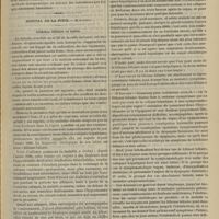 0955 - Page 943 - Hôpital de la Charité. M. Luys. Applications thérapeutiques de l'hypnotisme / Hôpital de la Pitié. M. Jaccoud. Lithiase biliaire et ictère