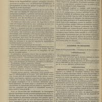 0958 - Page 946 - Hystérie. Froid glacial. Sueurs profuses, par M. le Docteur Sorbets... / Académie de médecine. Séance du 10 septembre 1889. Correspondance / Communications. Endométrite et curage de l'utérus. M. Richelot