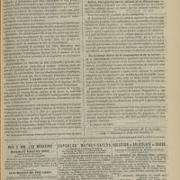 0959 - Page 947 - Académie de médecine. Séance du 10 septembre 1889. Communications. Endométrite et curage de l'utérus. M. Richelot / Étude physiologique sur la liqueur d'absinthe. MM. Cadéac et Albin Meunier... / Action des sulfures sur le chloral et le chloroforme. M. Prunier / Du massage direct de la conjonctive et de la cornée. M. A. Costomiris...
