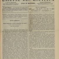 0961 - Page 949 - Sommaire / Revue générale. Origine épithéliale et nature parasitaire du cancer. Par M. le Docteur Paul Raymond... I.