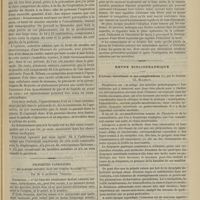 0977 - Page 965 - Hôtel-Dieu de Nantes. M. Heurtaux. Pyélonéphrite, phlegmon périnéphrétique, fistule rénale ; néphrectomie, guérison / Propriétés pathogènes des microbes contenus dans les tumeurs malignes. Par M. le Professeur Verneuil / Revue bibliographique. L'atonie intestinale et ses complications, par le Docteur Ch. Malibran