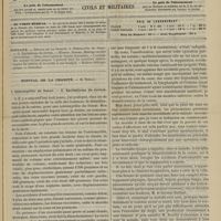 0997 - Page 985 - Sommaire / Hôpital de la Charité. M. Trélat. I. Ostéomyélite du fémur. - II. Epithélioma du rectum