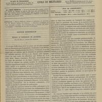 1013 - Page 1001 - Sommaire / Revue générale. Nature et traitement du psoriasis. Par M. Boulay... I.