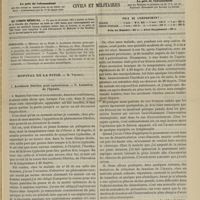 1025 - Page 1013 - Sommaire / Hôpital de la Pitié. M. Verneuil. I. Accidents fébriles post-opératoires. - II. Luxation de l'épaule