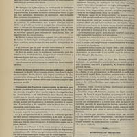 1064 - Page 1052 - Congrès français de chirurgie. (Quatrième session). Séance du 8 octobre (soir). Communications. Pseudotumeurs autour de corps étrangers. M. Castex... / De l'emploi de la force dans le traitement de certaines formes de pied bot. M. Redard... / Goitre kystique double rétro-sternal suffocant. M. Boutaresco... / Traitement des fractures transversales de la rotule par la boîte-gouttière à suspension, suivi de la formation d'un cal osseux, complète chez quatre sujets, incomplète chez les deux autres. M. Philippe... / Nouveau procédé pour la cure des fistules urétro-rectales. M. Ziembiki... / Académie de médecine. Séance du 8 octobre 1889. Correspondance