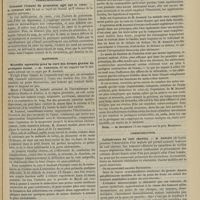 1065 - Page 1053 - Académie de médecine. Séance du 8 octobre 1889. Correspondance / Communications. Comment l'iodure de potassium agit sur le coeur. M. Germain Sée / Rapports. Nouvelle opération pour la cure des formes graves du prolapsus rectal. M. Verneuil, sur le mémoire adressé par M. Jeannel / Prix. M. Bucquoy / Communication. Cylindromes du cuir chevelu. M. Poncet...