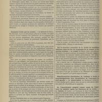 1072 - Page 1060 - Congrès français de chirurgie. (Quatrième session). Séance du 9 octobre (soir). Communications. Diverticule du rectum ; opération ; guérison. M. Terrier... / Analgésie locale par la cocaïne. M. Reclus... / Sur la résection préalable de la moitié du maxillaire inférieur dans les cas de néoplasme de la langue et des parties voisines. M. Labbé... / Désarticulations simultanées de Lisfranc à droite et sous-astragalienné avec décapitation de l'astragale au pied gauche. M. Démosthène... / De l'épanchement sanguin comme cause de l'impotence du membre après les fractures de la rotule. M. Tripier...
