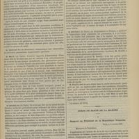 1077 - Page 1065 - Congrès français de chirurgie. (Quatrième session). Séance du 10 octobre (matin). Traitement chirurgical de la péritonite / Corps de santé de la marine. I. Rapport au Président de la République française
