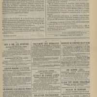 1099 - Page 1087 - Congrès français de chirurgie (Quatrième session). Séance du 12 octobre (soir). Communications. Trépanation dans un cas d'épilepsie. M. Larger... / Chronique et nouvelles scientifiques