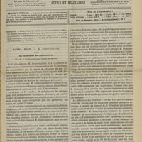 1113 - Page 1101 - Sommaire / Hôtel-Dieu. M. Dumontpallier. Du traitement des endométrites. Par M. F. de Grandmaison...