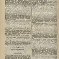 1116 - Page 1104 - Rétrécissement de l'urèthre. Gangrène partielle du corps caverneux ; urétroplastie. Par M. le Docteur Fr. Guermonprez... / Société de chirurgie. Séance du 16 octobre 1889. Communications. Anévrysme poplité guéri par la compression. M. Hermann... / Sur une variété rare de péri-arthrite du genou ou inflammation de la bourse séreuse située sous le tendon rotulien. M. Terrillon