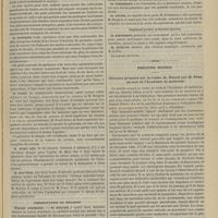 1161 - Page 1149 - Société de chirurgie. Séance du 30 octobre 1889. Communication. De l'emploi de la voie sacrée pour pratiquer les opérations sur le rectum. M. Routier / Présentation de malades. Fistule trachéale. M. Berger / Présentation d'instruments / Philippe Ricord. Discours prononcé sur la tombe de Ricord par M. Péan, au nom de l'Académie de médecine