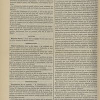 1168 - Page 1156 - Académie de médecine. Séance du 5 novembre 1889. Communication. Projectiles dans les tissus. M. Chauvel / Lecture. Maurice Perrin. M. le Baron Larrey / Présentation. Hyperossification des os du crâne. M. Guéniot / Communication. Terminaison de la syphilis. M. Lancereaux