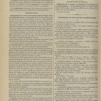 1190 - Page 1178 - Société de chirurgie. Séance du 6 novembre 1889. Présentation de malade. Lymphadénome cervicale double. M. Reclus / Communication. Restauration du canal de l'urèthre chez la femme. Deux procédés nouveaux. M. Polaillon / Présentation de malade. Adhérence de la langue au plancher de la bouche et à la voûte palatine. M. Routier / Chronique et nouvelles scientifiques. Concours de l'externat / Faculté de médecine de Bordeaux / Hôpitaux de Lyon