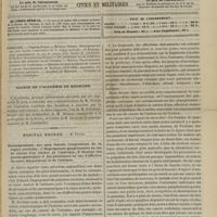 1193 - Page 1181 - Sommaire / Séance de l'Académie de médecine / Hôpital Necker. M. Peter. Renseignements que peut fournir l'exploration de la région cervicale : 1° Engorgement ganglionnaire au cas de cancer d'un viscère de l'abdomen ; 2° Douleur des pneumogastriques et des phréniques au cas d'affection du coeur, des poumons ou de l'estomac