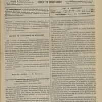 1221 - Page 1209 - Sommaire / Séance de l'Académie de médecine / Hôtel-Dieu. M. Verneuil. Importance de la pathologie générale et de la bactériologie dans les études chirurgicales. (Leçon d'ouverture. - 19 novembre 1889)