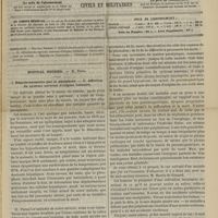 1269 - Page 1257 - Sommaire / Hôpital Necker. M. Peter. I. Empoisonnements par le phosphore. - II. Affection du système nerveux d'origine bulbaire