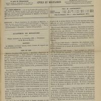 1305 - Page 1293 - Sommaire / Académie de médecine. Séance annuelle du 10 décembre 1889. Rapport / Prix de 1889