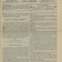1333 - Page 1321 - Sommaire / Séance de l'Académie de médecine / Sur la fièvre dengue et ses rapports avec l'épidémie actuelle ; par M. le Professeur Proust...