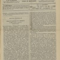 1341 - Page 1329 - Sommaire / Revue générale. Nature et traitement de la diphtérie. Par MM. Critzman et Thiroloix...