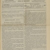 1353 - Page 1341 - Sommaire / Hôpital de la Pitié. M. Jaccoud. Des pleurésies purulentes à pneumocoques