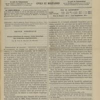 1361 - Page 1349 - Sommaire / Revue générale. Nature infectieuse du tétanos ; étude historique des recherches expérimentales. Par M. Paul - B. Bossano... I. Prédécesseurs de Nicolaïer : tentatives infructueuses de transmission de l'homme aux animaux et d'animaux à animaux