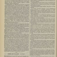 0072 - Page 64 - Revue générale. Traitement chirurgical des suppurations pelviennes. Par le Docteur Stéph. Bonnet... / Hôtel-Dieu de Lyon. M. Poncet. Plaie pénétrante du coeur par instrument tranchant ; hémorrhagie intra-péricardique ; mort vingt-quatre heures après la blessure. Par G.-N. Josserand...