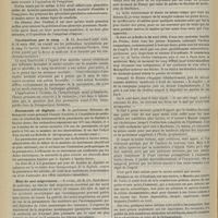 0416 - Page 408 - Revue de la presse. Pleurésie purulente / Vaccinations par le sang / Pneumonie et digitale / État de mal migraineux / Tuberculose et sperme de phthisique / Variétés. Le Professeur Armand de Fleury