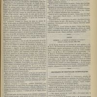 0417 - Page 409 - Variétés. Le Professeur Armand de Fleury / Congrès français de chirurgie. Ordre du jour des séances à la Faculté de médecine / Thèses soutenues à la Faculté de médecine de Bordeaux pendant l'année scolaire 1891-1892 / Chronique et nouvelles scientifiques