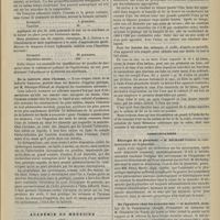 0793 - Page 785 - Revue de la presse. Du dermatol en gynécologie / De la ladrerie chez l'homme / Académie de médecine. Séance du 12 juillet 1892. Lecture. Nouveau principe appliqué à la stérilisation de l'eau. M. Cornil, lecture d'un travail de M. Babès / Communications. Étiologie de la pleurésie. M. Béchamp / De l'hystérie chez les nouveau-nés. M. Magitot, un mémoire de M. Chaumier...