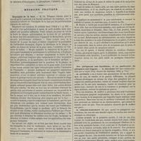 0803 - Page 795 - Revue générale. De la pseudo-leucémie. Par le Docteur P. Tissier. III. B. - Anémie infantile pseudo-leucémique / Médecine pratique. Érysipèle de la face / Société de chirurgie. Séance du 13 juillet 1892. Communications. Traitement des hémorrhoïdes par l'extirpation. M. Reclus / Des phlegmons sus-hyoïdiens, et en particulier du phlegmon sub-lingual. M. Delorme