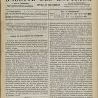 0893 - Page 885 - Sommaire / Séance de l'Académie de médecine / Hôpital Saint-Sauveur de Lille. M. G. Phocas. Sur quelques particularités du manuel opératoire du bec de lièvre