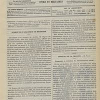 1005 - Page 997 - Sommaire / Séance de l'Académie de médecine / Hôpital de la Charité. M. Potain. Diagnostic et évolution du rétrécissement mitral