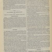 1009 - Page 1001 - Médecine légale des accidents de la foudre ; par le Docteur Vincent... / Académie de médecine. Séance du 13 septembre 1892. Correspondance. Choléra. M. Mignot... / Discussion / Lectures. Traitement du choléra asiatique par le chloroforme composé. M. Desprez...