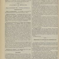 1298 - Page 1290 - Médecine légale des accidents de la foudre ; par le Docteur Vincent... / Académie de médecine. Séance du 29 novembre 1892. Communications. Lèpre et syringomyélie. M. Pitres... / Cagots des Pyrénées. M. Roussel / Le procédé des tractions de la langue dans l'asphyxie des nouveau-nés. M. Laborde / Traitement du tétanos. M. Berger / Discussion / Chronique et nouvelles scientifiques