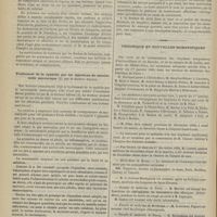 1374 - Page 1366 - Revue bibliographique. L'anthrax pathogénie et complications, traitement par les flèches caustiques au chlorure de zinc, par le Docteur Bougan / Traitement de la syphilis par les injections de succinimide mercurique, par le Docteur Arnaud / Manuel technique du massage, par le Docteur Brousses / Chronique et nouvelles scientifiques. Hôtel-Dieu de Reims / Faculté de médecine de Paris / Faculté de médecine de Bordeaux / Faculté de médecine de Nancy / École de médecine de Clermont