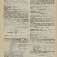 1382 - Page 1374 - Thèses de Lyon. Des adénites de la joue (adénites géniennes), par Paul Vigier / Académie de médecine. Séance du 20 décembre 1892. Lectures. Actinomycose de la joue droite et des maxillaires correspondants ; généralisation pulmonaire. M. Poncet... / Origine et résidence des insoumises mineures. M. Commenge / Communication. Albuminurie. M. Béchamp / Rapports. Tumeurs épibulbaires. M. Panas, sur les travaux de M. Poncet... / De la revaccination dans les écoles. M. Hervieux / Vomissements incoercibles dans le cours d'une grossesse. M. Charpentier, sur une observation adressée par M. Mouchet... / Sur quelques mélanges antiseptiques et leur valeur microbicide. M. Cornil, sur un travail de M. le Docteur Christmas / Chronique et nouvelles scientifiques