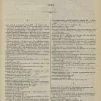 1421 - Page 1413 - Table des matières. 1892