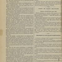 0018 - Page 6 - Note sur quelques effets du gaïacol synthétique ; par le Docteur Coupard... / Corps de santé militaire. Tableau d'avancement pour 1894 / Chronique et nouvelles scientifiques