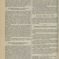 0324 - Page 314 - Revue bibliographique. La moelle épinière et l'encéphale, par le Docteur Debierre... / Le traitement de la folie, par le Docteur Luys... / Guide pratique des maladies mentales, par le Docteur Paul Sollier / Leçons sur le choléra, par A. Brousse / Chronique et nouvelles scientifiques. Hygiène de l'enfance