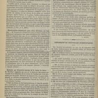 1036 - Page 1054 - Revue de la presse. Contribution à l'étude de la gastrostomie. (Centralbl. f. Chir., n° 4, 1894) / Hystéropexie abdominale pour rétro-déviation de l'utérus. (Zeitschs. f. Geburtsh. u. Gynaek. XXII) / Dystocie par dilatation énorme de la vessie du foetus. (Zeitschr. f. gyn., XXVII) / Opérations dites conservatrices des ovaires, des trompes et de l'utérus / Chronique et nouvelles scientifiques. L'hygiène à l'exposition de 1900 / Chemin de fer d'Orléans, été 1894