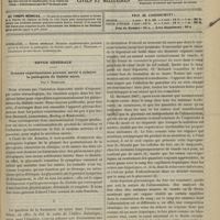 1311 - Page 1333 - Sommaire / Revue générale. Données expérimentales pouvant servir à éclairer la pathogénie du diabète sucré. Par J. Thiroloix