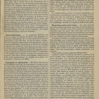 0011 - Page 11 - Revue de la presse. Élongation des nefs. (Ve Congrès des médecins russes, section de chirurgie) / Gastro-entérostomie. (Wratsch, n° 8, 1894) / Pyonéphrose et néphrectomie. (Gazette de Botkine) / Gomme syphilitique de la sclérotique. (Société de l'Hôpital de Kieff, février 1894) / Rhumatisme noueux chez l'enfant