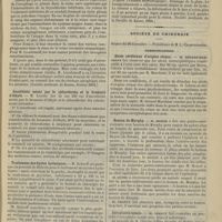 0033 - Page 33 - Revue de la presse. Rupture de varice oesophagiennes dans une cirrhose atrophique non alcoolique. (Société médicale de Kasan, février 1894) / Anesthésie mixte par le chloroforme et le bromure d'éthyle. (Ve Congrès des médecins russes, section de chirurgie) / Traitement des kystes hydatiques. (Société de chirurgie de Moscou, mars 1894) / Kyste hydatique de l'orbite. (Société médicale de la Faculté de Kasan, 1894) / Société de chirurgie. Séance du 26 décembre. Communications. Abcès cérébraux d'origine otique. M. Gérard-Marchant / Bouton de Murphy. M. Monod / Autoplastie nasale. M. Chaput