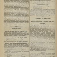 0068 - Page 68 - Hôpital du Val-de-Grâce. Sur les appareils métalliques de soutien de nez. Par le Docteur Ed. Delorme... / Thérapeutique. Intolérance du régime lacté dans le mal de Bright / Conduite à suivre dans le traitement des engelures / Huile de foie de morue aromatisée / Académie de médecine. Séance du 15 janvier 1895. Lectures. Zones hystérogènes et zones hystéroclasiques. M. Clozier... / Propriétés des ferments figurés. M. de Backer... / Élection / Discussion sur les tractions rythmées de la langue. M. Pinard, diverses communications de M. Laborde